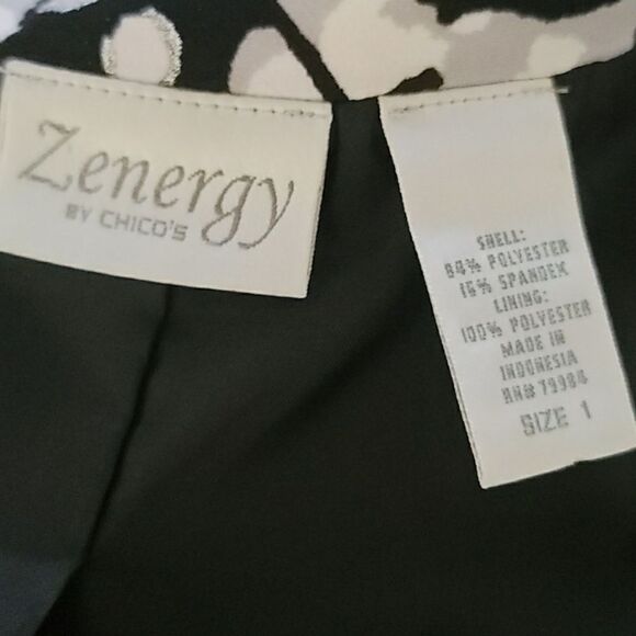 BRAND NEW ZENERGY BY CHICOS LONG SLEEVE LEATHER TRENCH COAT - Picture 10 of 14